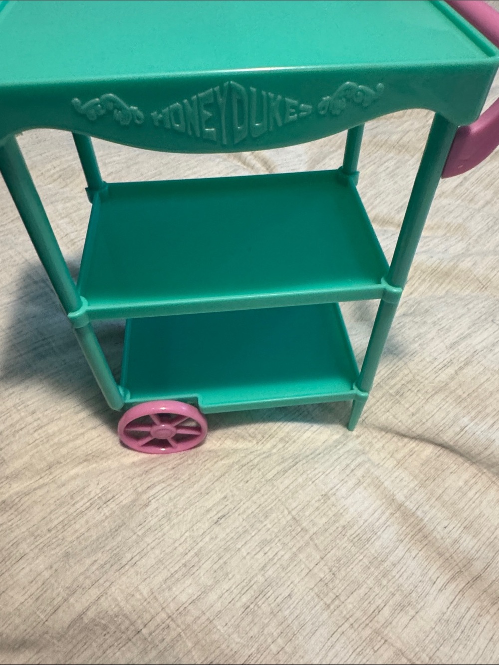 Kids Toy Candy Cart - Teal and Pink